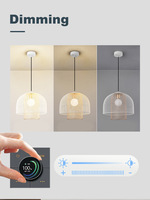 Nouveau bouton interrupteur de gradation appareils domestiques intelligents avec Zigbee 4 Gang Tuya APP commande d'écran vocal fonction de gradation interrupteur intelligent