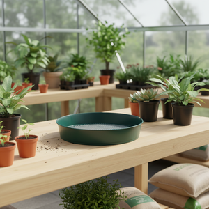 Tamis de jardin en métal galvanisé pour compost, terre et sol, rond, avec 3 tailles de mailles interchangeables - Product Image 2