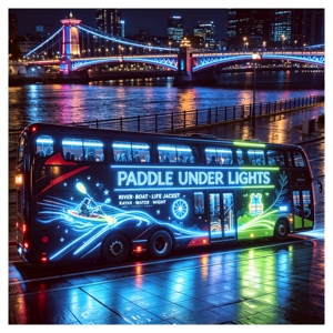 Póster <span class=keywords><strong>EL</strong></span> para Flotas de Autobuses. Animación Dinámica Intermitente. Atrae la Atención en <span class=keywords><strong>el</strong></span> Nivel de la Calle al Instante. <span class=keywords><strong>El</strong></span> Futuro del Publicidad Móvil - Product Image 6