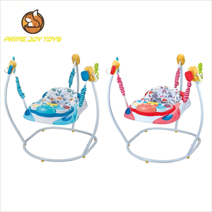Stroller Shape Jumping Chair Baby <strong>Jumper</strong> &amp; Activity Center with Adjustable Height - Product Image 2