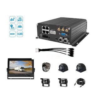8 Kanal 1080P Mobile DVR 4G GPS H.265 MNVR 4G WiFi GPS ADAS DMS <span class=keywords><strong>MDVR</strong></span> untuk Perekam Video Bus/Truk/Kendaraan - Product Image 1