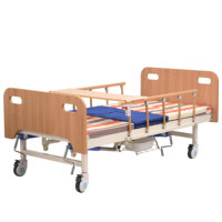 Soins infirmiers hospitaliers Lit de soins infirmiers pour patient handicapé Lit d'hôpital médical avec toilette Lit de soins infirmiers bon marché
