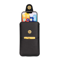 Étui de téléphone en cuir véritable pour ceinture, étui universel en cuir pour smartphone pour Iphone/Samsung