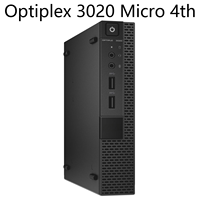 Mini-ordinateur de bureau Barebone Tiny Optiplex 3020 4ème génération, propre, sans rayures, grade A, testé et fonctionnel