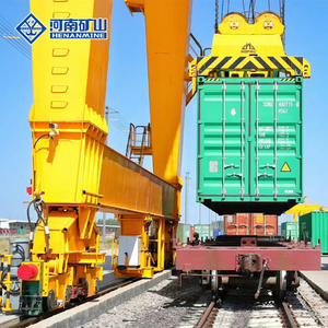 Gru a Portale Container <span class=keywords><strong>RMG</strong></span> Modello 35-60 Tonnellate Montata su Rotaia a Doppia Trave con Motoriduttore e Ingranaggi - Product Image 5