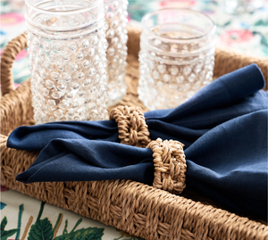 Anillos para Servilletas de Pasto Marino Natural Tejidos a Mano, Elegantes Porta Servilletas de Mimbre para Decoración de Mesa de Comedor y Elegantes Arreglos de Mesa - Product Image 3