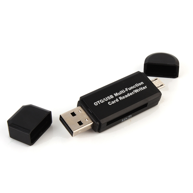 YC-310 Memory TF Card Reader 4 in 1 USB2.0 Sim Card Reader Wireless Plug and Play USB/Micro