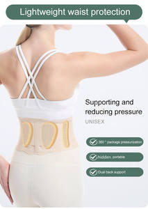 Ceinture de maintien amincissante et de soutien lombaire pour la perte de poids, style corset, légère et fine, pour le fitness et l'exercice, modèle Japon Nude Fitness Tummy Trimmer - Product Image 2