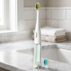 Cepillo de Dientes Eléctrico SonicPump con Batería, Bomba Integrada para Enjuague Bucal, Resistente al Agua IPX5, Cerdas Suaves, Tecnología Sónica - Product Image 2