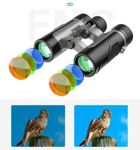 Binóculos Compactos 10x25 com Prisma Bak4 para Caça de Longo Alcance, Leves e Dobráveis - Product Image 3