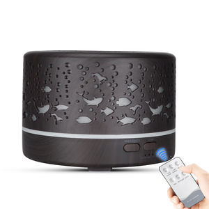 JC-318 <b>Humidifier</b> 0.5-1L Ultrasonic Diffuser With Remote Control For Home Bedroom Aromatherapy - Product Image 1