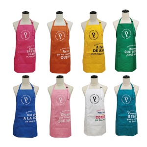Bán Buôn L80Cm W70Cm Đầy Đủ Chiều Dài 100% Bông Nhà Hàng Nấu Ăn Trắng Tạp Dề Nhà Bếp Barista Phụ Nữ Chuyên Nghiệp Tạp Dề Với Logo - Product Image 6