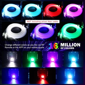 Kit de plafonnier étoilé à fibres optiques RGBW à haute luminosité 32W avec mode sonore et effet scintillant - Product Image 2