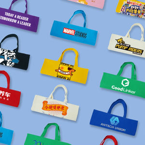 カスタムプリントコットンキャンバストートバッグビーチ店のための小さな大きなショッピングバッグ一括注文 - Product Image 5