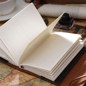AIGUONIU真皮a 6尺寸笔记本规划书封面精装书 - Product Image 6