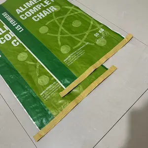 Sacos de embalagem de papel cimento tecido pp biodegradável bopp laminado de polipropileno mão 25kg laminado 1000kg 40kgs