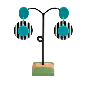 Pendientes de Resina Modernos para Mujer, Diseño Ligero y Colorido, Joyería Elegante para Bodas, Moda Moderna, Perfectos para Uso Diario - Product Image 4