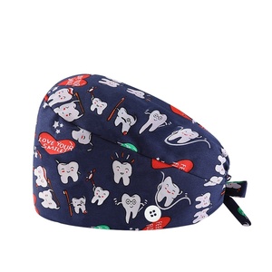 หมวกผ่าตัดผ้าฝ้ายเนื้อนุ่ม หมวกพยาบาล หมวกทางการแพทย์บุซาติน หมวกทำงานที่ทนทานสำหรับแพทย์ พยาบาล และบุคลากรทางการแพทย์ - Product Image 5