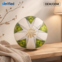 Ballon de football thermocollé taille 5 officiel, très vendu, avec logo personnalisé OEM ODM et emballage en boîte couleur pour matchs et entraînements quotidiens