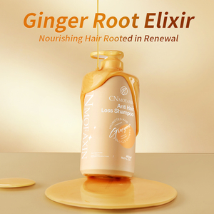 Shampoo Crema per la <span class=keywords><strong>Cura</strong></span> dei <span class=keywords><strong>Capelli</strong></span> da <span class=keywords><strong>Donna</strong></span> 480ML, Formula Organica allo Zenzero Anti-Caduta 2-IN-1 Senza Solfati e Anti-Forfora, Vendita all'Ingrosso - Product Image 4