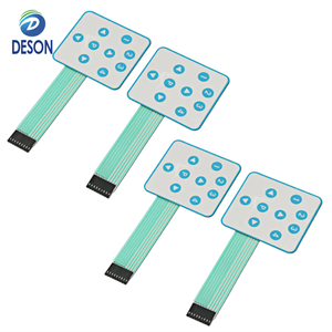 Deson tùy chỉnh <span class=keywords><strong>led</strong></span> nút bàn phím kim loại Dome Tactile <span class=keywords><strong>LED</strong></span> màng chuyển đổi cho Bộ điều khiển - Product Image 1