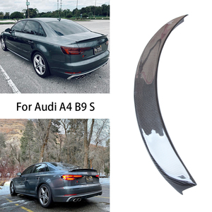 Aileron arrière style S en fibre de carbone véritable pour A4/S4 B9 B9.5 2017-2024 - Product Image 2