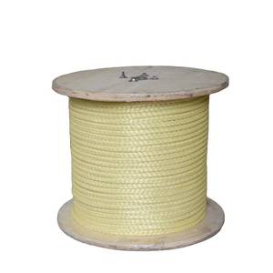 Hot Selling Packing <b>Fire</b> Resistant 12 Strands Aramid Rope12mm 100m - Product Image 1