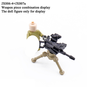 ปืนใหญ่ฮาวิทเซอร์ MK19 อาวุธสงครามโลกครั้งที่ 2 อุปกรณ์เสริมปืน ของเล่นพลาสติก ทหารเยอรมันและอเมริกัน ชุดตัวต่อขนาดเล็ก - Product Image 2