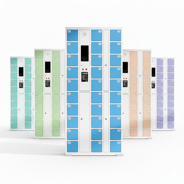 Smart Assembled Phone Charging Locker for Hospitals Exhibitions and Public Spaces with API Integration and Remote Monitoring