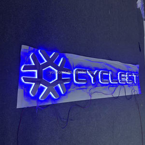 Dropshipping Enseigne 3D rétroéclairée Enseigne à LED personnalisée Enseigne extérieure à LED avec lettres Logo Led pour signalisation Enseigne extérieure d'affaires - Product Image 1