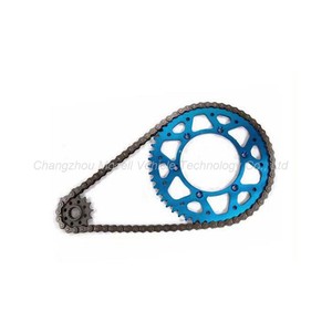 Pignon de moto en aluminium usiné CNC sur mesure, roue de transmission avant/arrière pour moto tout-terrain, pièces de course hors route - Product Image 2