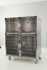 MT Medical Ofrece Jaulas <span class=keywords><strong>para</strong></span> Gatos de Acero Inoxidable 304 de Alta Calidad y Precio Accesible, con Múltiples Jaulas y Soportes <span class=keywords><strong>para</strong></span> Vía Intravenosa <span class=keywords><strong>para</strong></span> Tratamiento Veterinario - Product Image 4