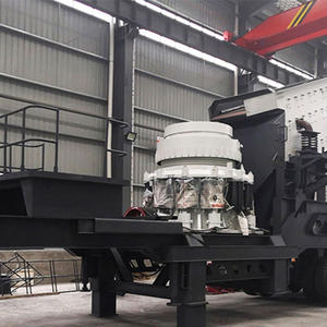 Usine de concassage portable de 100-200 tph en Chine, concasseur à cône mobile avec convoyeur, prix - Product Image 5