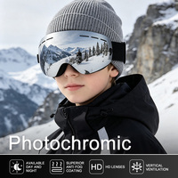 Lunettes de ski pour enfants personnalisées par le fabricant, protection UV400, lunettes de sport polarisées pour le ski, lunettes de neige pour enfants, lunettes de snowboard