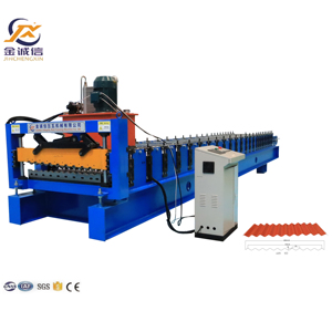 JCX Well walzen form maschine für farbige Stahldach ziegel Wellblech maschine - Product Image 1
