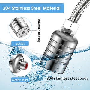 صمام تحكم أوتوماتيكي بمستوى المياه من الفولاذ المقاوم للصدأ 304، صمام عائم صغير، يوقف الماء تلقائيًا عند التعبئة - Product Image 2