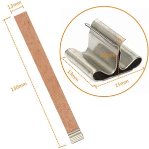 Bougie en cire de soja parfumée personnalisée avec mèche en bois Cire d'abeille faite à la main dans un bocal en verre Bon prix pour l'occasion Diwali - Product Image 2