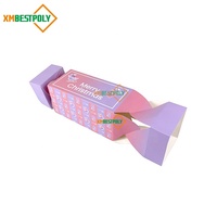 Boîtes cadeaux pliantes en papier personnalisées pour Noël, emballages pour cosmétiques, parfums, bonbons, boîtes en forme de bonbons