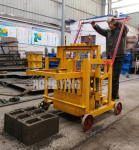 Small diesel Engine Mobile Brick Making Machine <strong>Concrete</strong> Brick Making Machine Semi Automatic <strong>Block</strong> - Product Image 2