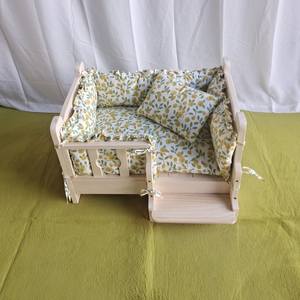 คอกสุนัขไม้เนื้อแข็งพร้อมที่ถอดออกได้และซักได้เฟอร์นิเจอร์สัตว์เลี้ยงสำหรับแมว - Product Image 6