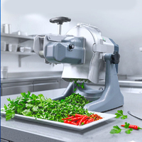 Cortadora de Verduras Multifuncional para Cocina Comercial, Procesador Automático de Cebolla Verde, Cortadora de Ensaladas, Trituradora, Rebanadora