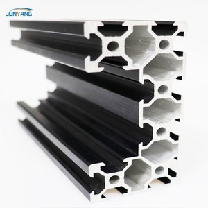 4080 4080 con fascio a C 80X40 40 40X80 profilo in alluminio anodizzato nero profilo estrusione alluminio Standard EU - Product Image 4