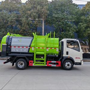 Camión de basura de cocina de alta eficiencia para recoger residuos de alimentos sólidos y líquidos restaurante Vehículo de basura gran oferta - Product Image 3