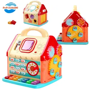 Great Baby Gift House Shape Electronic Children Learning The Cottage, Early Education Music Plastic Baby Educational Toy