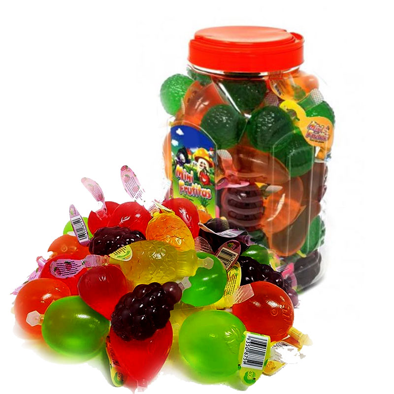 Jelly Fruits dessert sanks assortiti Jelli dolci Pop Fruity Drink Mini Jelly Fruit