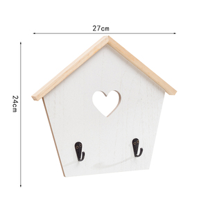 Gran oferta, directo de fábrica, ganchos decorativos de madera rústicos Vintage, gancho de estante de almacenamiento de montaje en pared de madera - Product Image 6