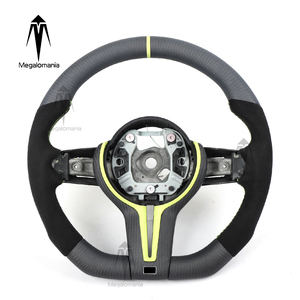 Volante in Fibra di Carbonio per <span class=keywords><strong>BMW</strong></span> <span class=keywords><strong>Serie</strong></span> E90 F30 F10 X5M X6M M3 M5, Personalizzazione LED, Sportivo, in PU Durevole - Product Image 3