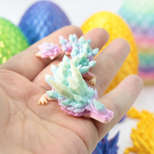 Juguete <span class=keywords><strong>de</strong></span> Dragón Chino <span class=keywords><strong>de</strong></span> Cristal Impreso en 3D, Huevo <span class=keywords><strong>de</strong></span> Dragón, Adorno, Escala 1/12, Tema <span class=keywords><strong>de</strong></span> Películas y Televisión, Juguete para Niños Mayores <span class=keywords><strong>de</strong></span> 12 Años - Product Image 2