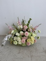 F118 Centre de table en soie artificielle jaune, boules de fleurs d'hortensia et de roses, chemin de table pour allée de mariage, décoration pour fêtes, hôtels et mariages