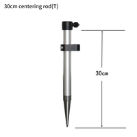 Pôle de prisme portable en aluminium de 10-120 cm avec filetage 5/8 x 11, instrument métallique pour repérage